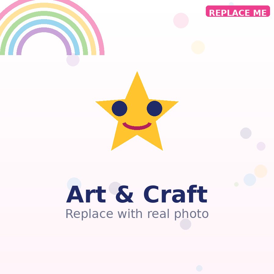 Children doing art and craft